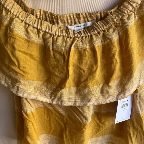 O'Neill Yellow Striped Top - Picture 8 of 9